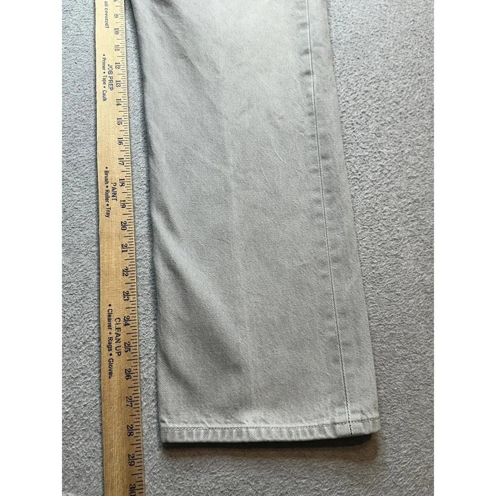 Vintage Levi's 501 Jeans Mens 38x32 (35x29) Gray Straight Leg Button Fly Denim